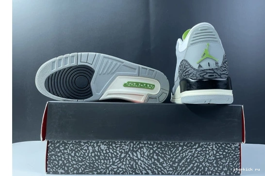 Chlorophyll Jordan Retro 3 136064-006 136064-006 Air 0429